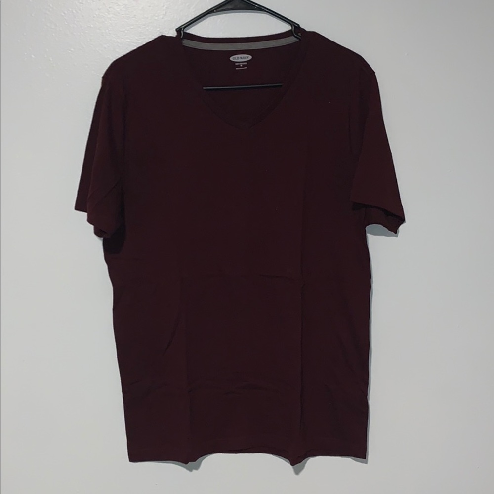 Burgundy Old Navy V Neck